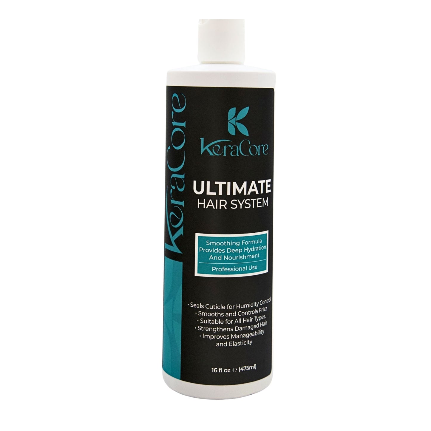 KeraCore Ultimate Hair System 16 Oz – Professional Brazilian Keratin Smoothing Treatment for Frizz Control & Hair Repair.