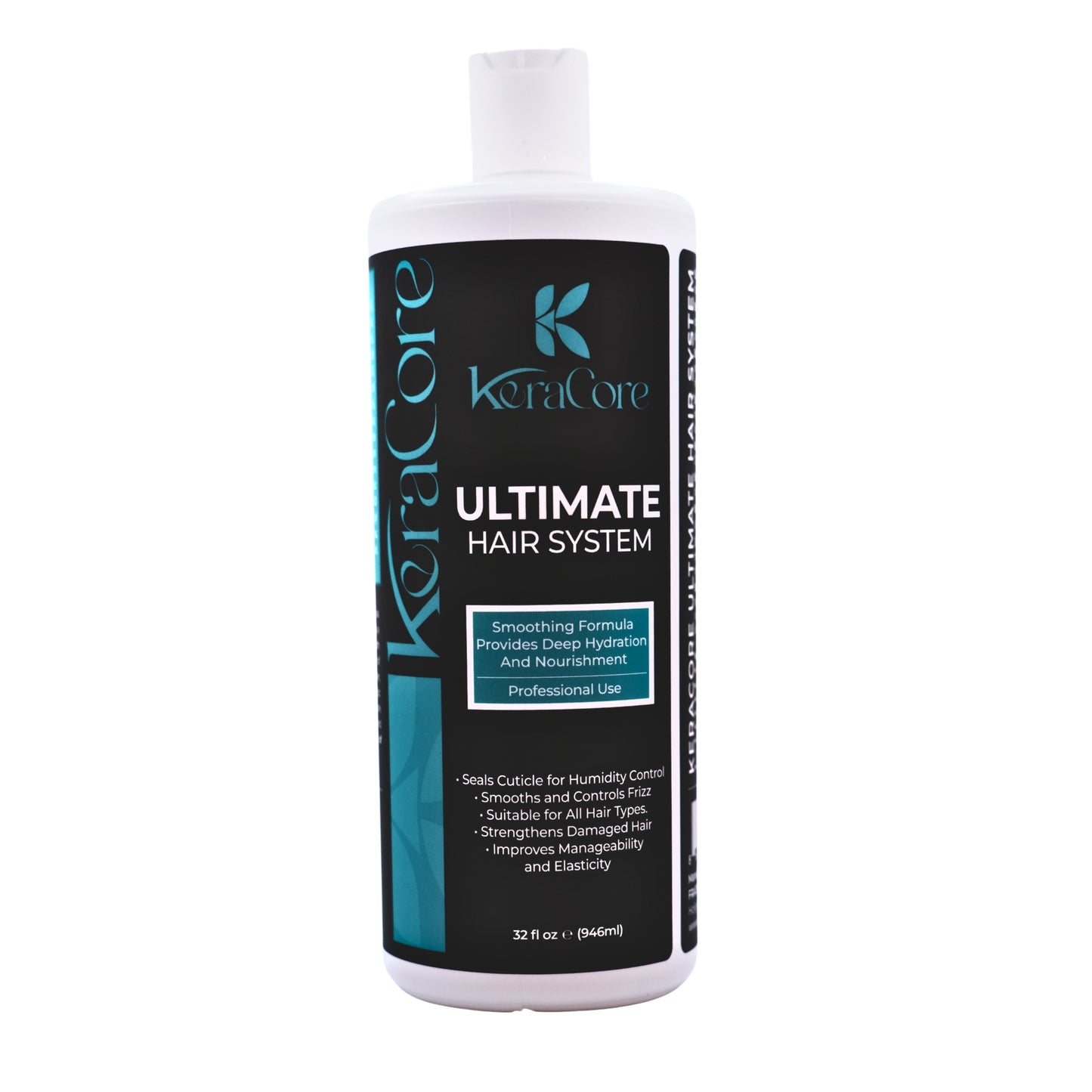 KeraCore Ultimate Hair System 32 Oz – Professional Brazilian Keratin Smoothing Treatment for Frizz Control & Hair Repair