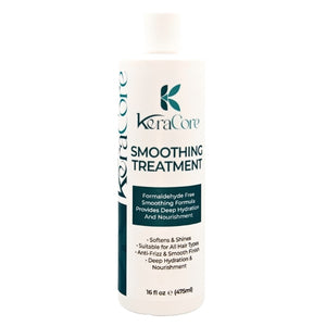 KeraCore Hair Smoothing Treatment 16 Oz - Professional-Grade Frizz Control & Repair System | 3 Months of Frizz-Free Freedom, Formaldehyde-Free | Effortlessly Beautiful Smooth Hair & Reduced Styling Time.
