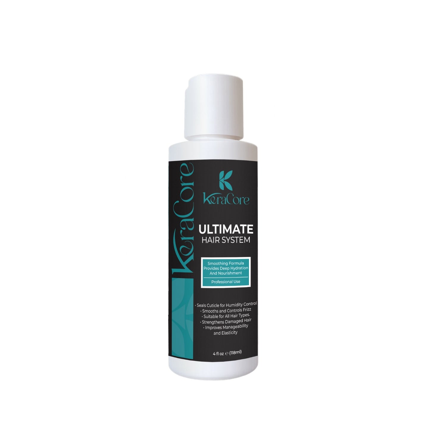 KeraCore Ultimate Hair System 4 Oz – Professional Brazilian Keratin Smoothing Treatment for Frizz Control & Hair Repair